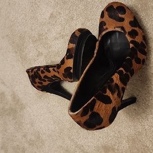 Tory burch calf hair pumps